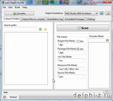 Lazy Delphi Builder v1.7.5.232 (13/09/2012)