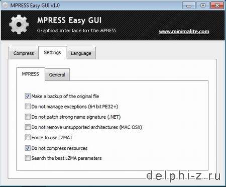 MPRESS v2.19 + MPRESS Easy GUI + Portable