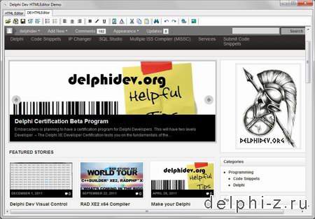 Delphi HTML Editor
